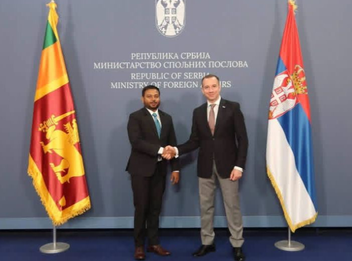 Sri Lanka, Serbia Discuss Strengthening Bilateral Ties and Expanding Cooperation